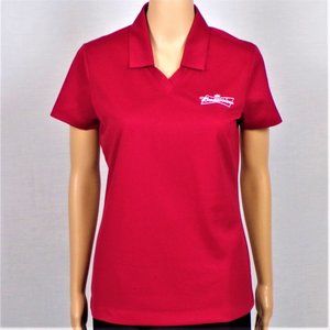 NIKEGOLF DRI-FIT size S red short-sleeve golf shirt moisture-wicking fabric